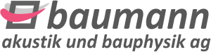 Logo der Firma baumann akustik und bauphysik ag
